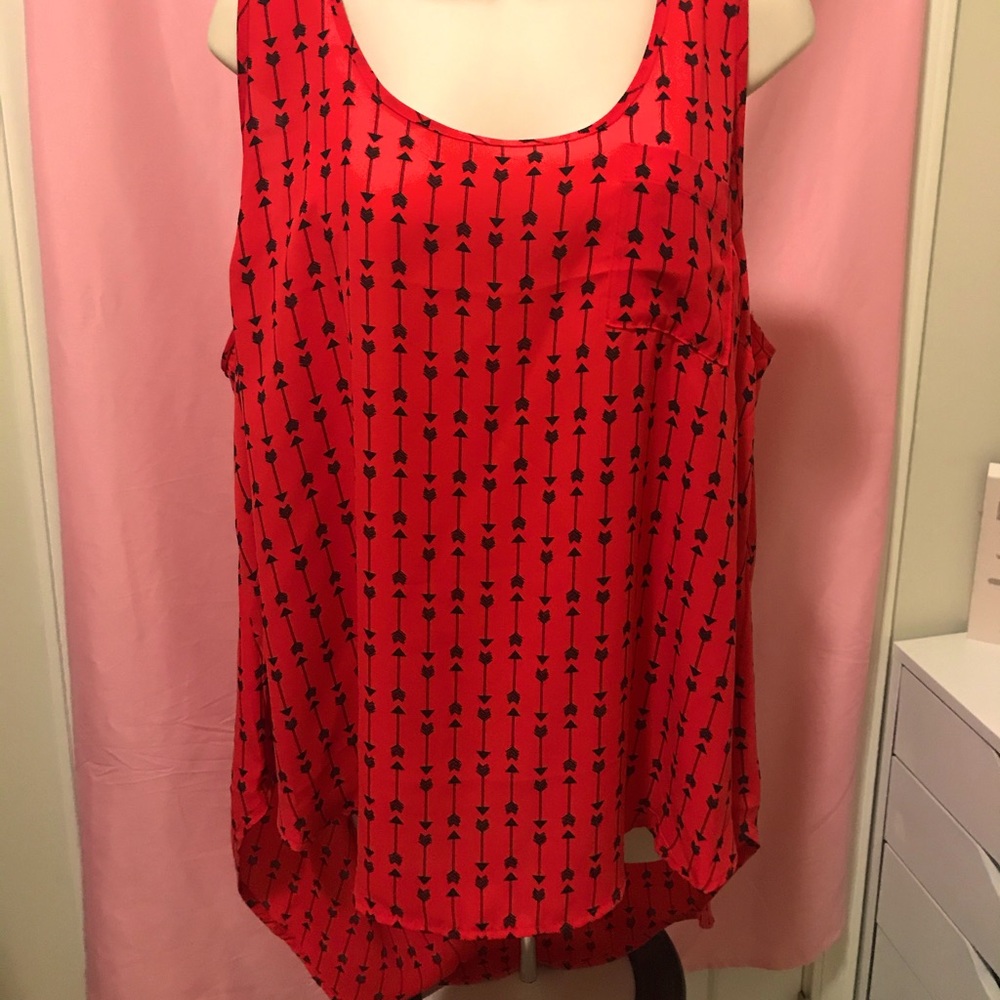 Torrid sleeveless hi lo tunic